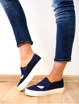 Espadrile Dama Cu Elastic Return Bleumarin