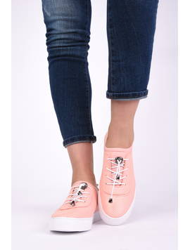 Pantofi Dama Sport Cu Siret Elastic Mysterious Roz