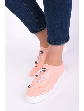 Pantofi Dama Sport Cu Siret Elastic Mysterious Roz