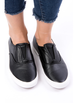 Pantofi Dama Sport Cu Elastic Running Negri