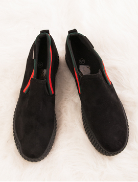 Pantofi Sport Dama Cu Talpa Groasa Railroad Negre