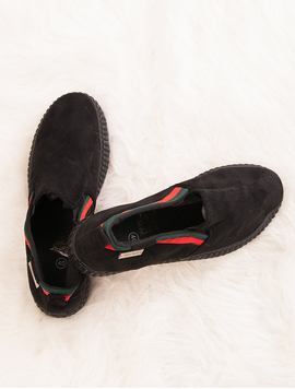 Pantofi Sport Dama Cu Talpa Groasa Railroad Negre