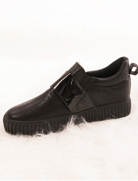 Pantofi Sport Dama Luciosi Motion Full Negri