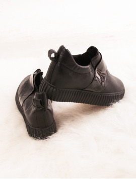 Pantofi Sport Dama Luciosi Motion Full Negri