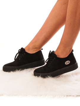 Pantofi Sport Dama Cu Siret Freedom Negri