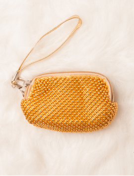 Portofel Dama Cu Bilute Mini Bubbles Auriu