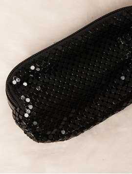 Portofel Dama Paietat Glow Negru