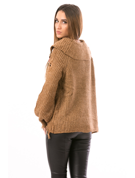 Pulover Dama RippedFlower Maro