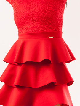 Rochie Cu Dantela Si Volanase Imagination Rosie