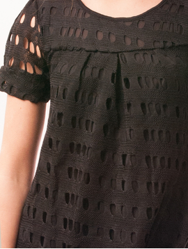 Rochie Cu Model Perforat Tiny Neagra