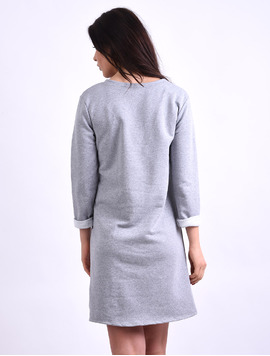 Rochie Dreapta Cu Paiete Across Gri