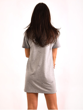 Rochie Dreapta Cu Aplicatii Flawless Gri