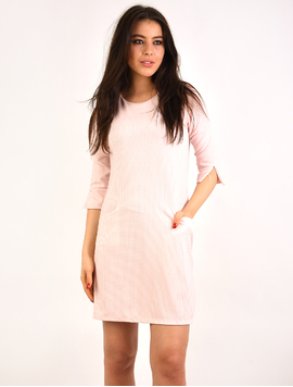 Rochie Dreapta Cu Buzunare Highway Roz