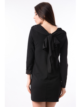 Rochie Dreapta Cu Esarfa Master Neagra