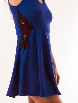 Rochie Fara Maneca In Clos Away Albastra