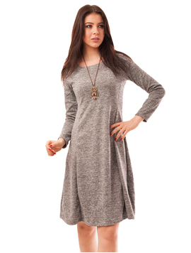 Rochie In Clos Festive Gri