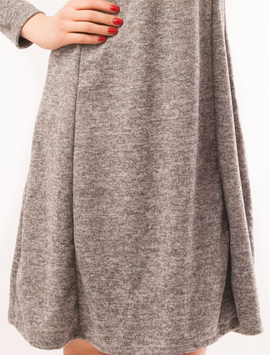 Rochie In Clos Festive Gri