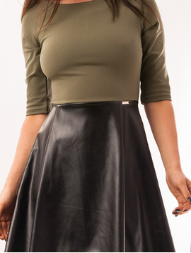 Rochie In Clos Gentle Kaki