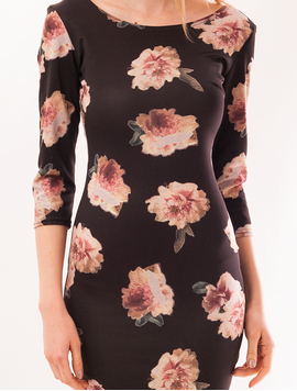 Rochie Mulata Cu Flori Questions Neagra