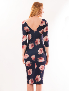Rochie Mulata Cu Flori Questions Bleumarin