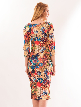 Rochie Mulata Cu Flori Future Galben