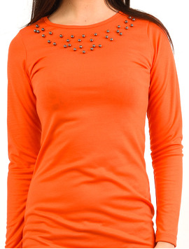 Rochie Mulata Cu Accesorii Metalice Feeling Corai