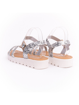 Sandale Dama Cu Sclipici Glamour Silver