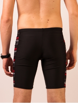 Slip Barbatesc Sea Water Black&Red