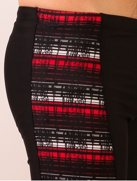 Slip Barbatesc Sea Water Black&Red