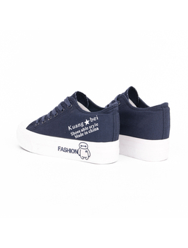 Tenisi Dama Cu Platforma Fashion Baymax Bleumarin