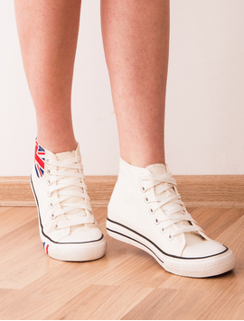 Tenisi Dama Steag Great Britain Crem