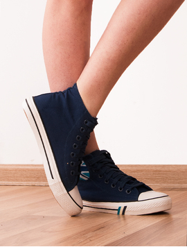 Tenisi Dama Steag Great Britain Bleumarin