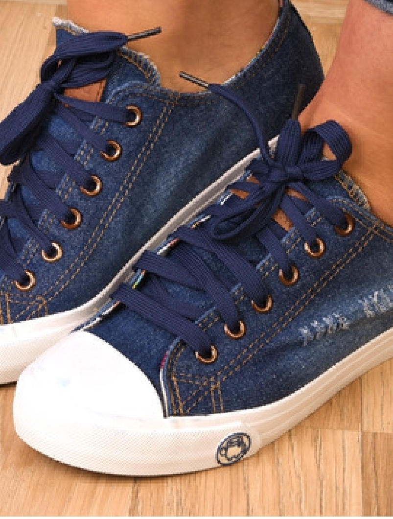 Tenisi Dama Denim Leader Bleumarin