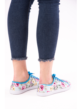 Tenisi Dama Imprimeu Floral Innocent Bleu