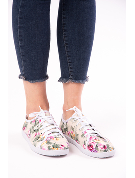 Tenisi Dama Imprimeu Floral Innocent Crem