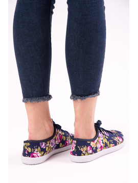 Tenisi Dama Imprimeu Floral Innocent Bleumarin