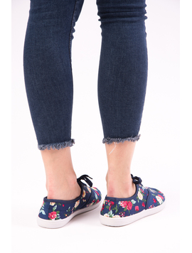 Tenisi Dama Imprimeu Floral Kindness Bleumarin