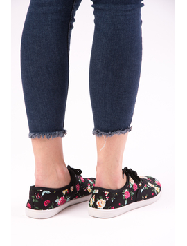 Tenisi Dama Imprimeu Floral Kindness Negri