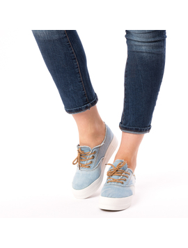 Tenisi Dama Jeans Albastru Deschis