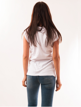 Tricou Dama Cu Imprimeu Bufnita Dreaming Alb