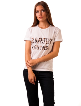 Tricou Dama Bardot C'est Moi Alb