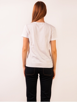 Tricou Dama Bardot C'est Moi Alb
