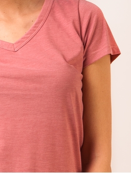 Tricou Dama Cu Anchior Basic Form  Pink