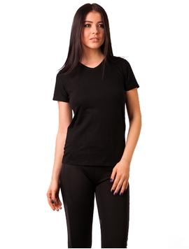 Tricou Dama Basic Simplu Negru