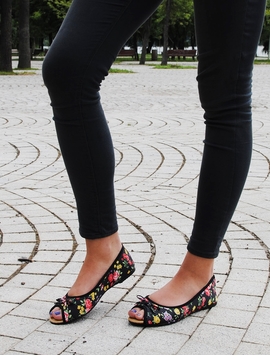 Balerini Dama Lady Flower Negri