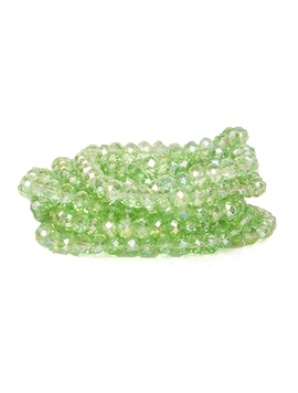 Bratara Elastica Cu Margelute Verde