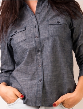 Camasa Dama Denim Bleumarin