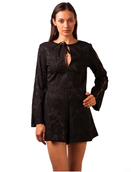 Salopeta Dama Cu Dantela Neagra