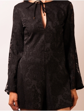 Salopeta Dama Cu Dantela Neagra