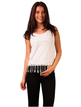 Top Dantela Midori Monday White 